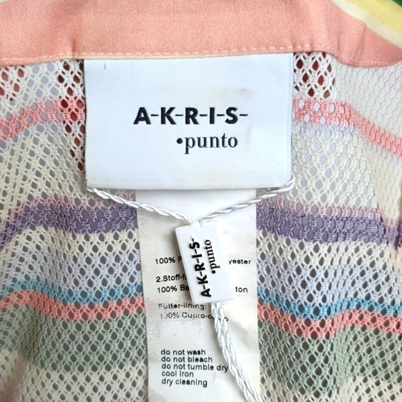 NWT Akris Punto Memphis Glass Multicolor  Dress - Picture 4 of 8